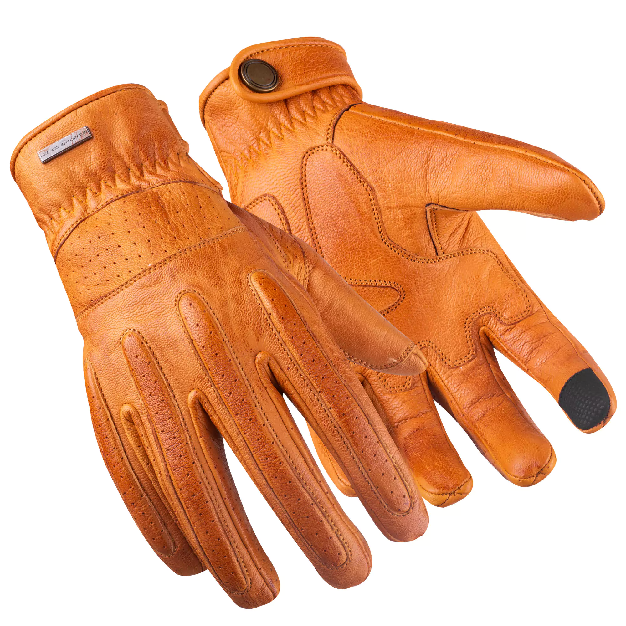 Cafe racer motorcycle gloves designed for style and protection during rides.